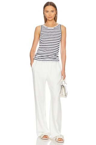 Enza Costa Everywhere Pant in Off White from Revolve.com | Revolve Clothing (Global)