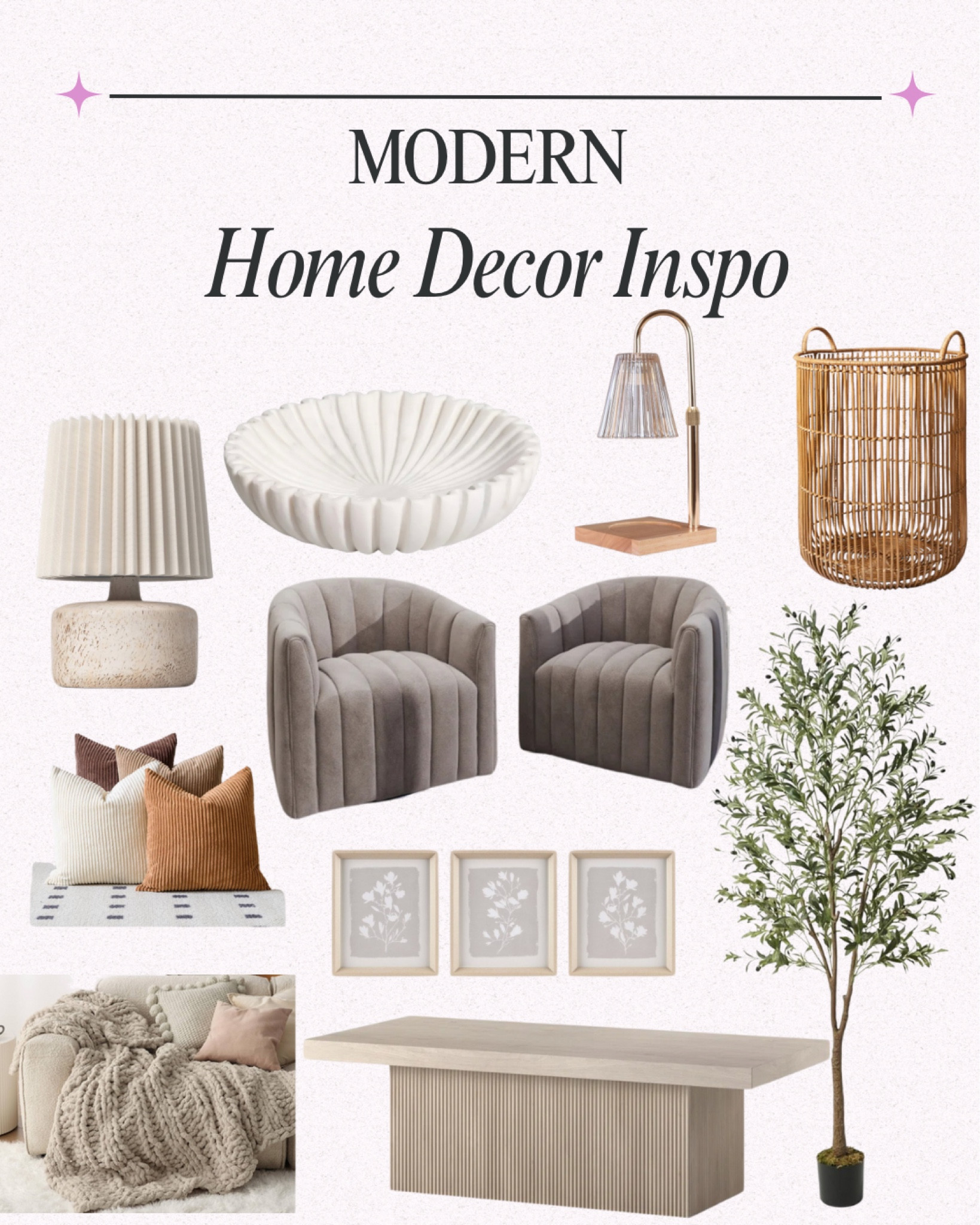 Modern Home Decor Inspo🤍 

#LTKHome #LTKFindsUnder100 #LTKFindsUnder50