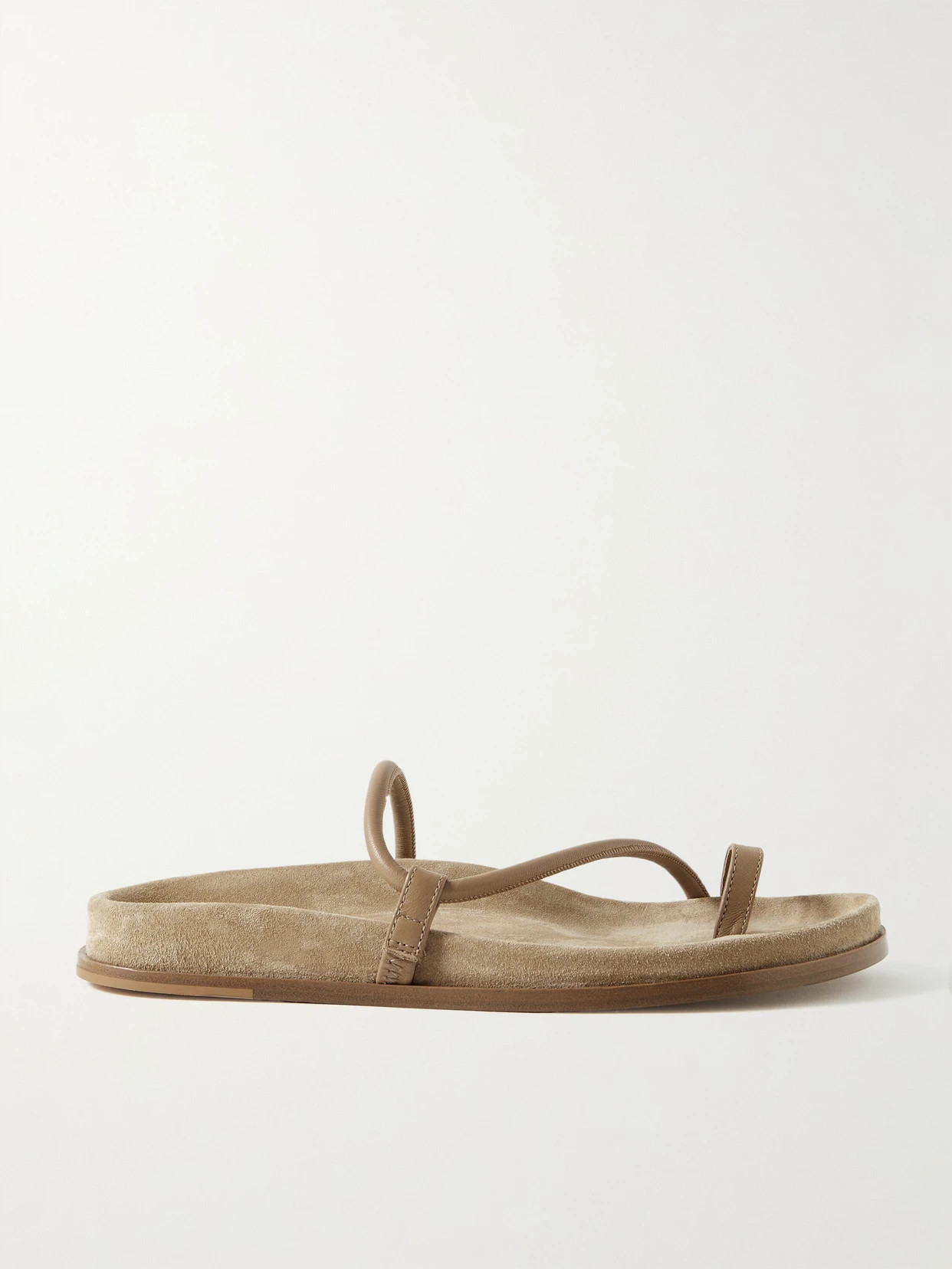 Emme Parsons - Bari Leather Sandals - Brown | NET-A-PORTER (US)