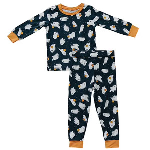 Ghosts Bamboo Cozy Set - Perfect for Halloween Comfort | 6-12 Months to 9/10 Years Shop Now | Mebie Baby