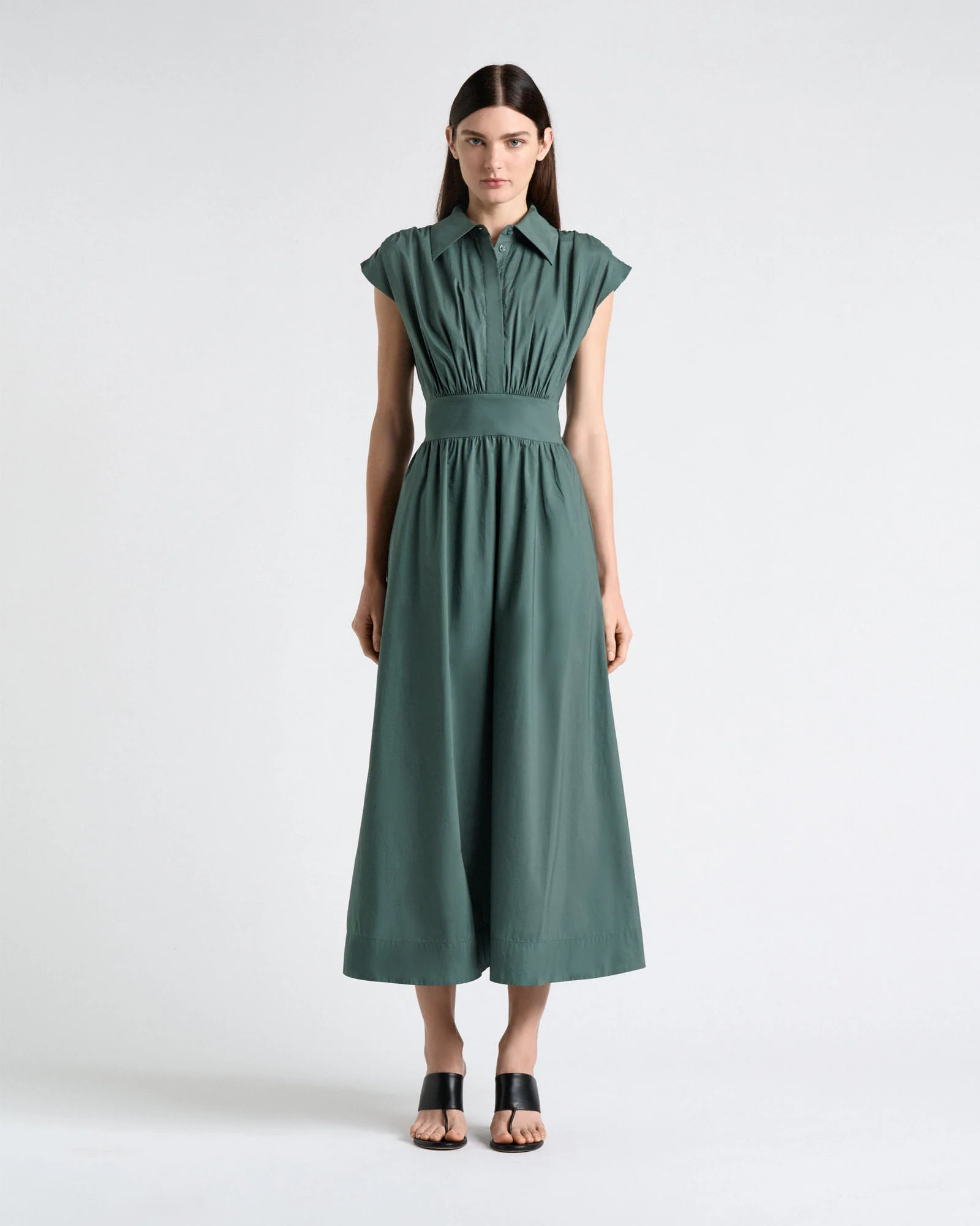Soft Finish Cotton Shirt Dress | Cue AU