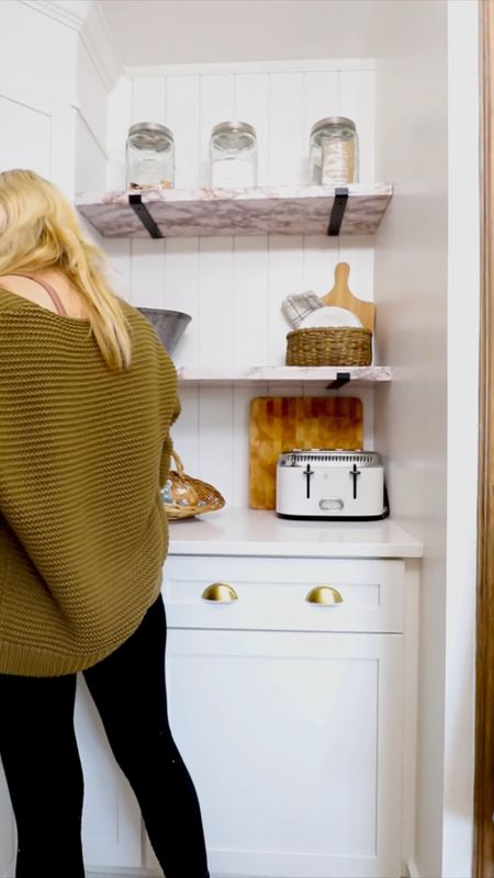 Styling kitchen shelves for spring: faux marble shelves, spring decor, kitchen decor 

#LTKhome #LTKstyletip #LTKSeasonal