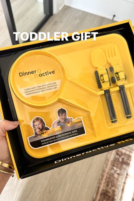 Perfect toddler gift that’s practical // construction themed plate & utensils 😂 My boys love these! 

#LTKkids #LTKbaby #LTKGiftGuide