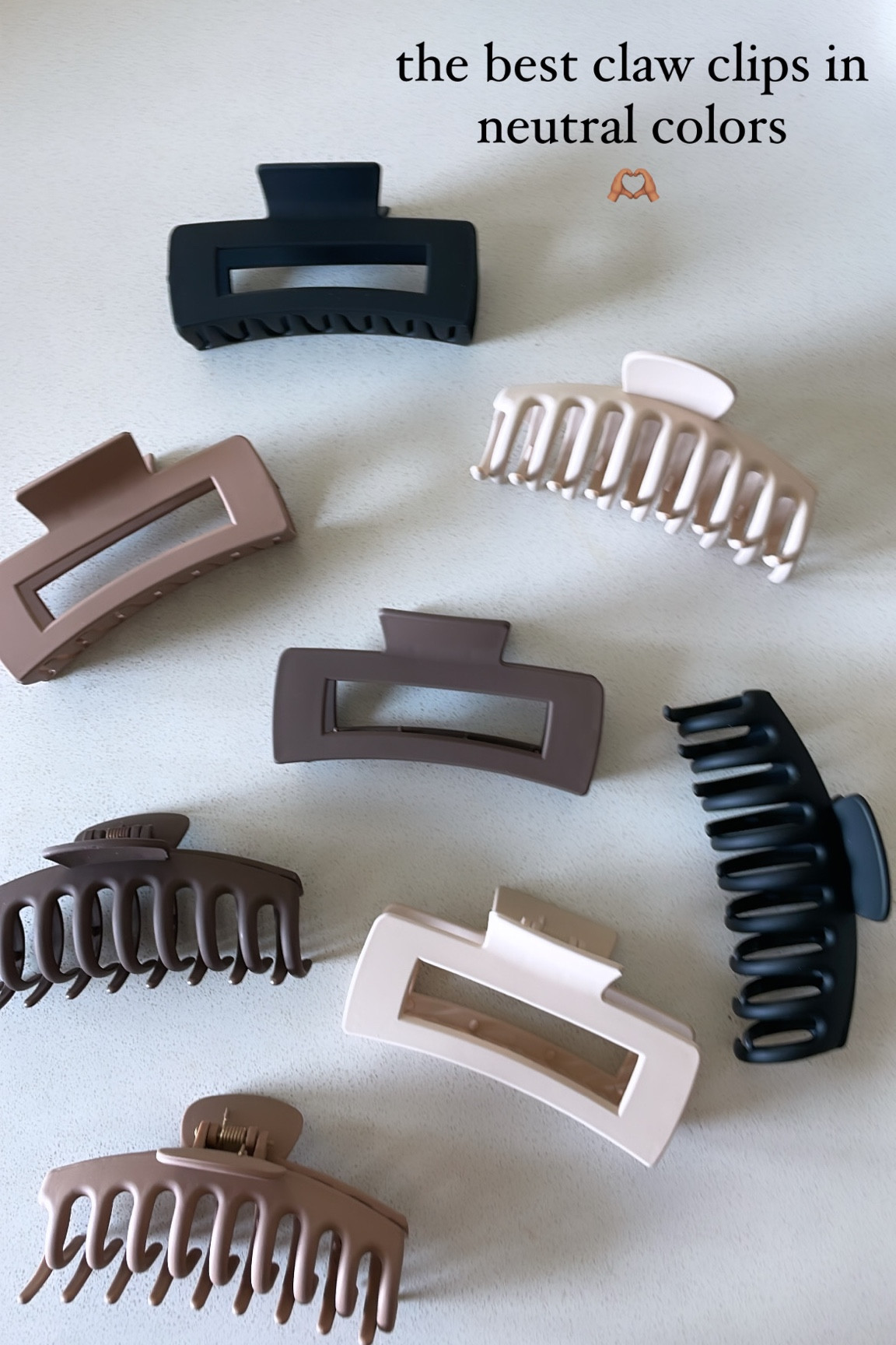 Neutral hair claw clips 

#LTKbeauty #LTKsalealert #LTKstyletip