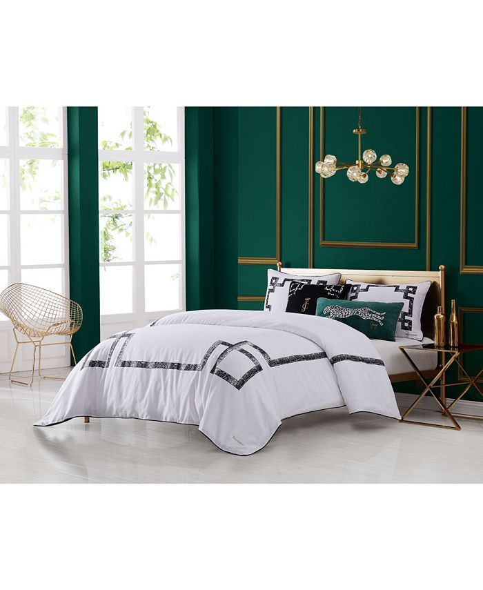 Juicy Couture Lattice 3-Piece Queen Comforter Set & Reviews - Comforter Sets - Bed & Bath - Macy'... | Macys (US)