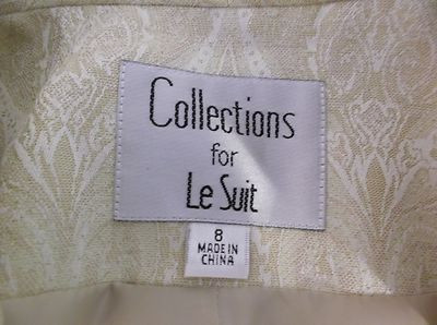 VINTAGE COLLECTIONS FOR LE SUITS 753 CREAM GINGER SUNDAY SHINE S4480061 SHIRT 8 | eBay US