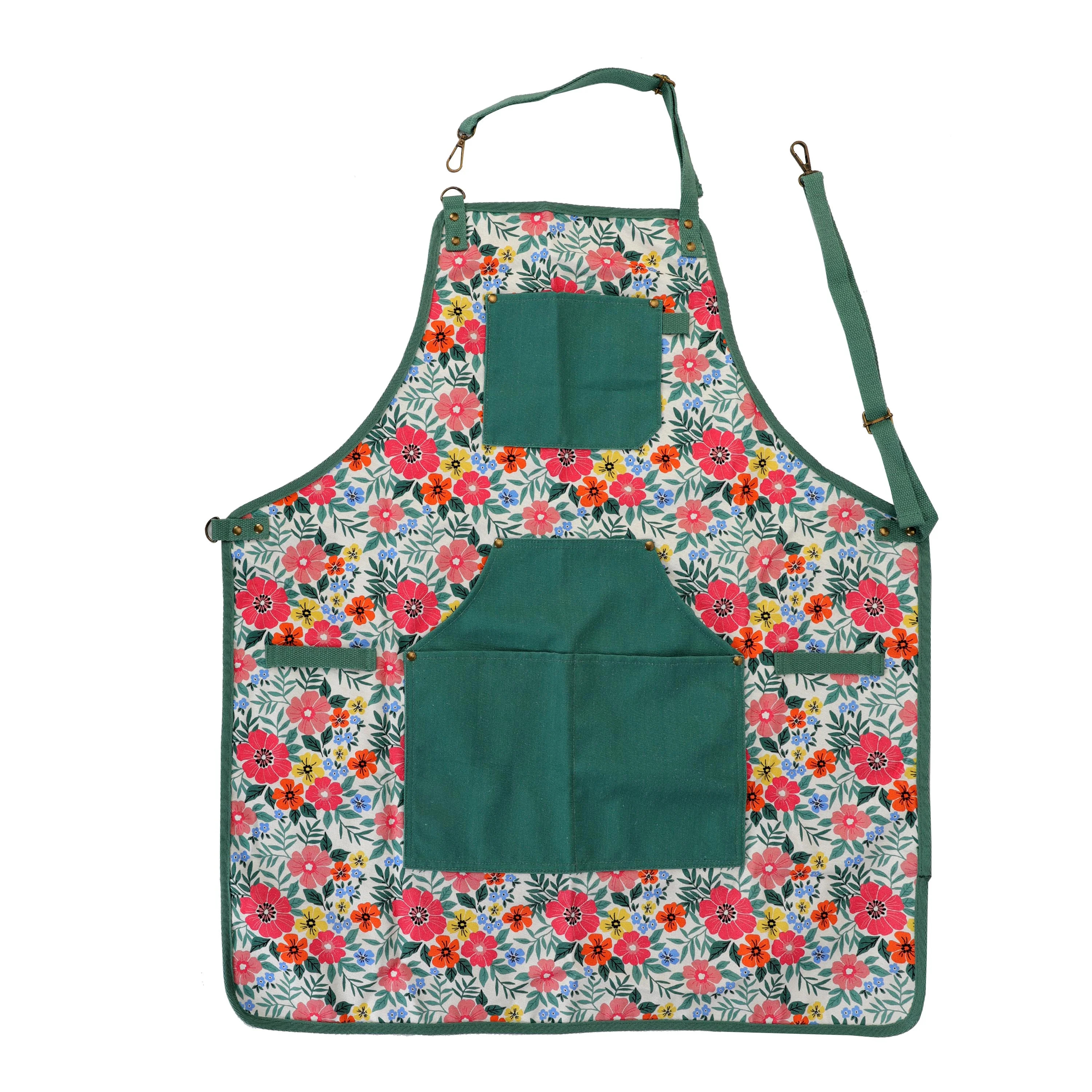 Expert Gardener Floral Apron, Adjustable Gardening Apron with Pockets | Walmart (US)