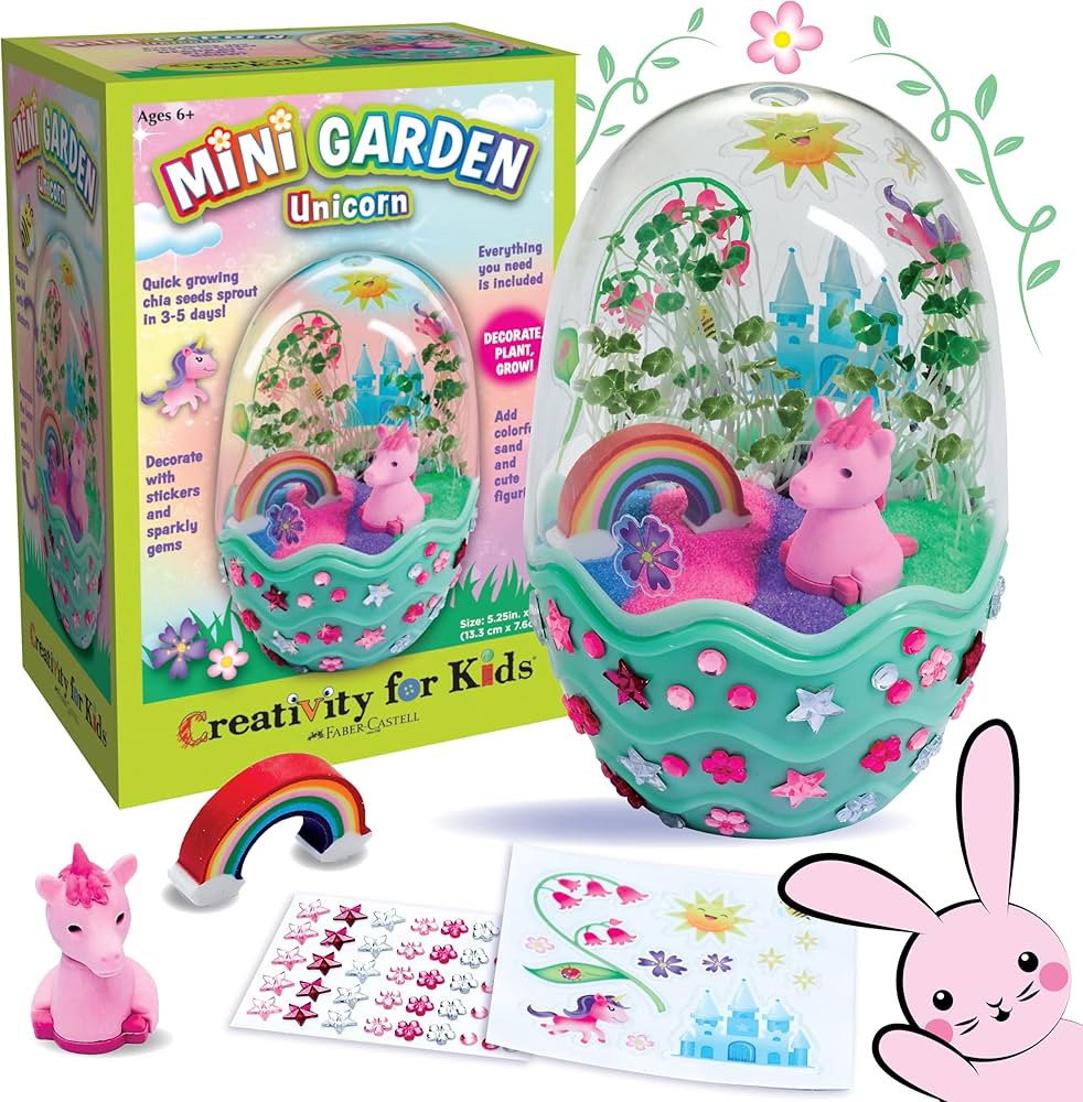 Creativity for Kids Mini Garden: Magical Unicorn Terrarium Kit - Unicorn Gifts for Girls, Kids Cr... | Amazon (US)