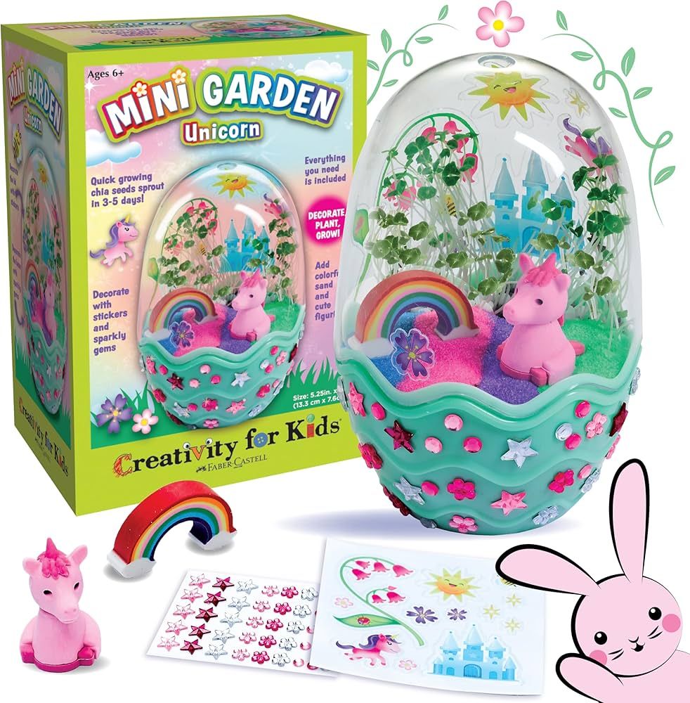 Creativity for Kids Mini Garden: Magical Unicorn Terrarium Kit - Unicorn Gifts for Girls, Kids Cr... | Amazon (US)