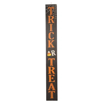 Porch Sign Wooden Trick or Treat Wall Decor | Wayfair Professional