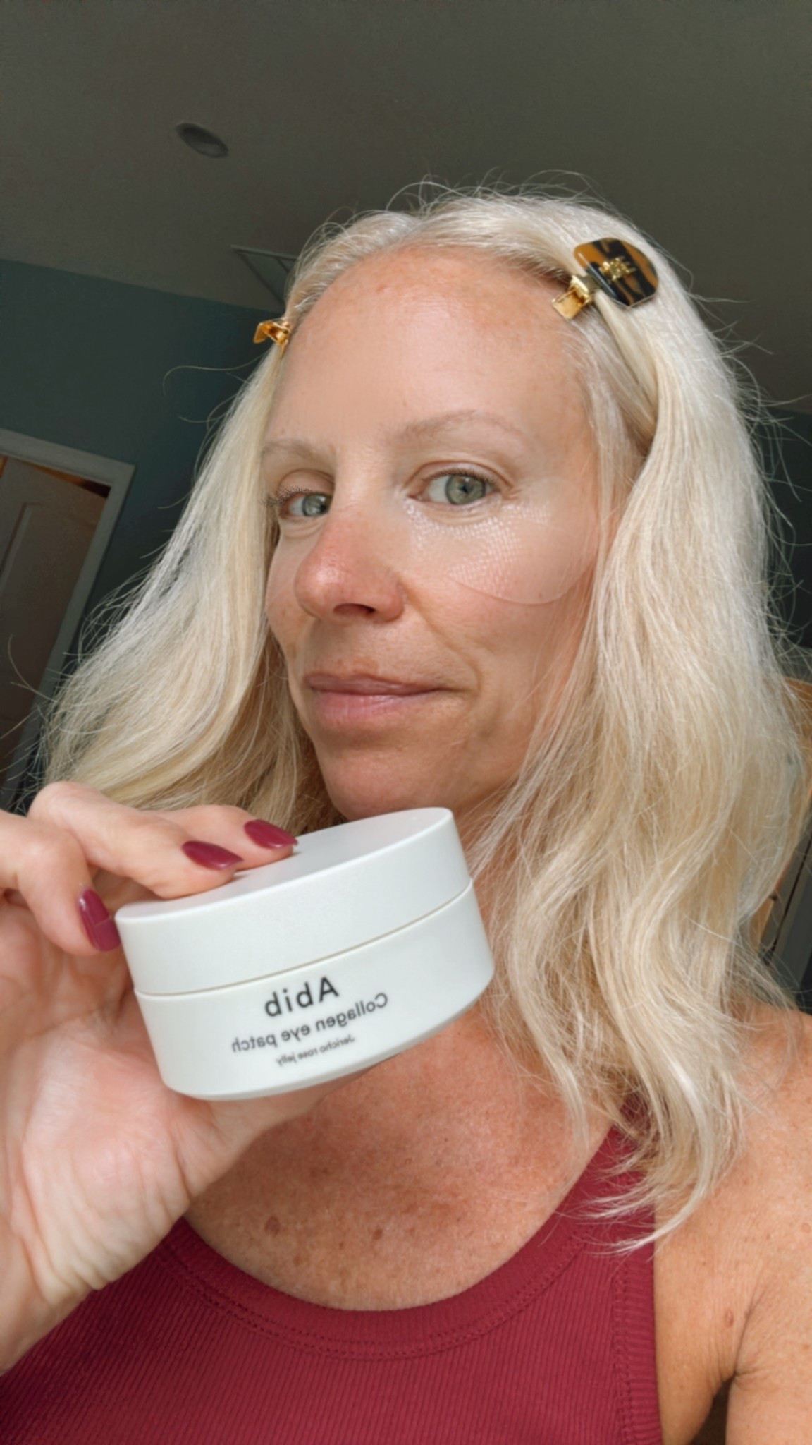 Eye patches that do not slide off your face. Hydrating! 

#LTKOver40 #LTKFindsUnder50