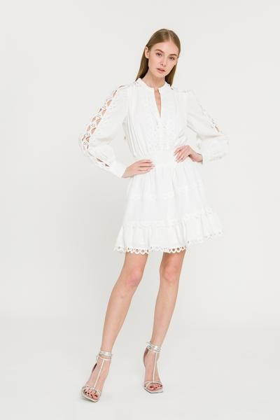 Lace Trim Detail Dress | OBJECTRARE