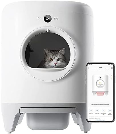 PETKIT Pura X Self-Cleaning Cat Litter Box, No Scooping Automatic Cat Litter Box fr Multiple Cats... | Amazon (US)