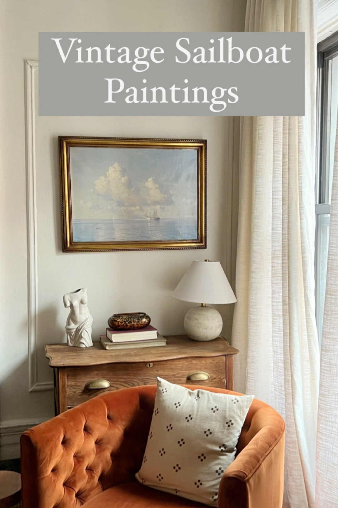 Vintage seascape sailboat paintings/framed vintage prints

#LTKhome #LTKFind #LTKstyletip