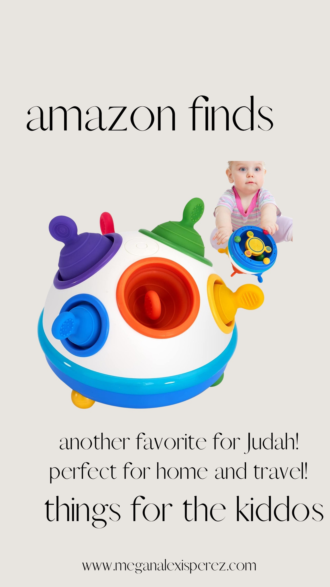Another baby/toddler favorite! This keeps my boy entertain for a good while! It has a wheel underneath that spins and he can watch that thing for a while! 🤣🙌🏽

#LTKKids