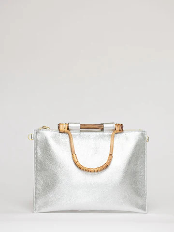 The Bamboo Clutch + Crossbody | Rose Gold | Beau & Ro