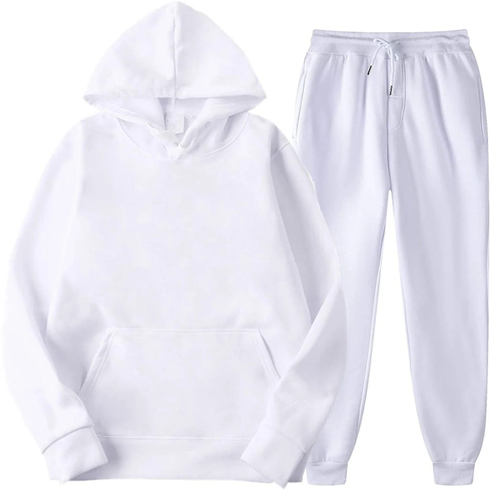 2PCS Outfits Men's And Women's Sports Tracksuits Long Sleeve Pullover Hoodies Sweatshirt And Swea... | Walmart (US)