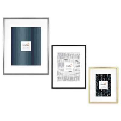 Studio 3B 11-inch X 14-inch Matted Frame In Gold | Bed Bath & Beyond