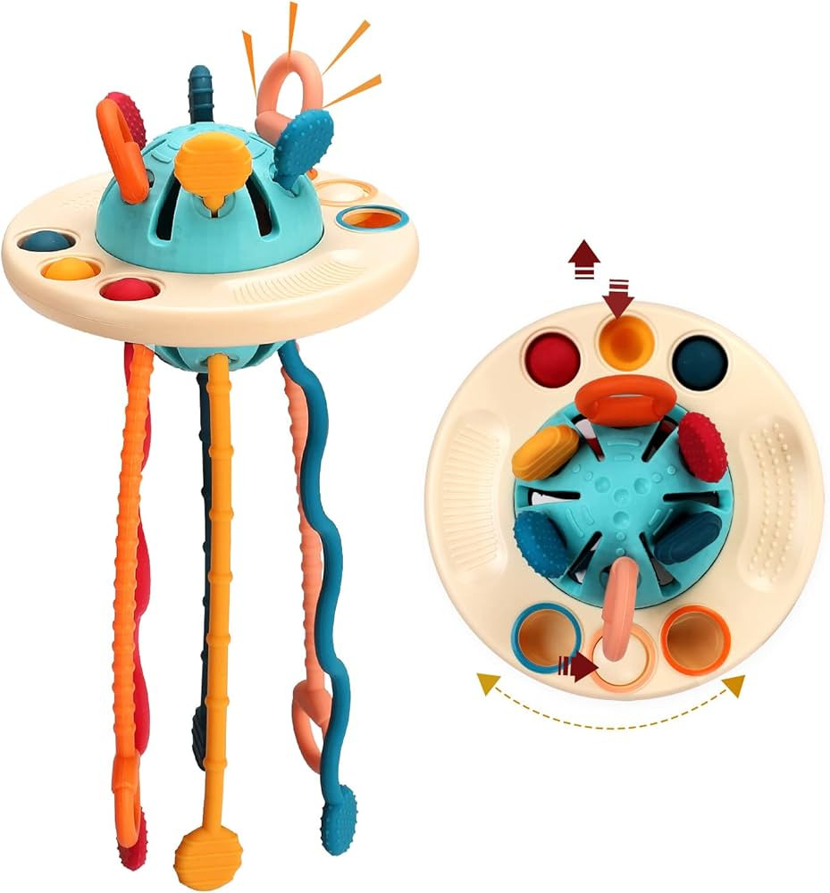 Baby Toys 6-12-18 Months, Sensory Montessori Toys for Babies 6 7 8 9 10 12 Months Busy Car Ride T... | Amazon (US)