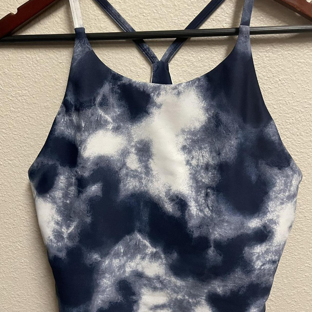 Old Navy Women's Crop top - Blue/Navy - L | Depop US