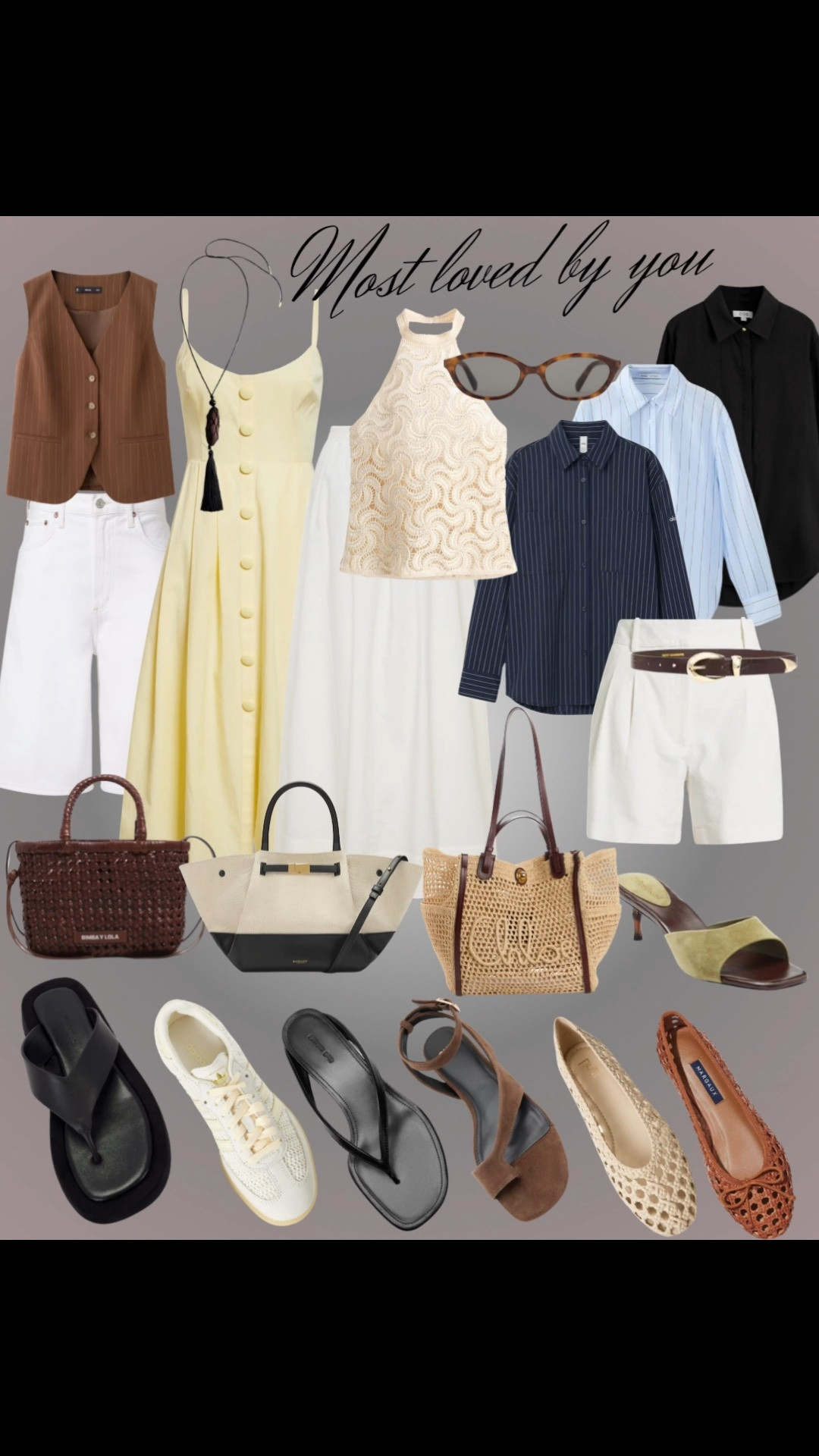 Best Sellers✨
Bermuda shorts, denim shorts, shirt, sandals, flats, skirt, dress, bags, raffia bag

#LTKsummer #LTKstyletip #LTKshoes