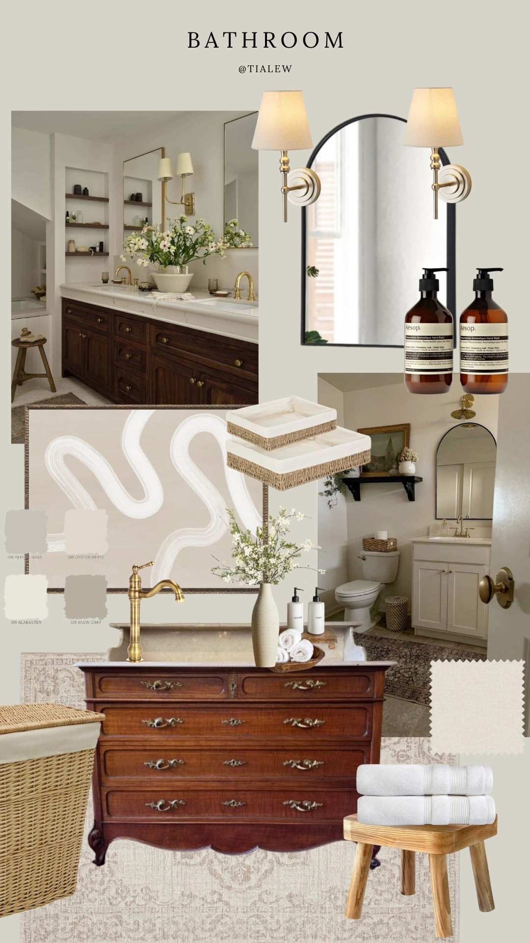 Bathroom inspo 

#LTKdayinmylife #LTKSeasonal #LTKHome