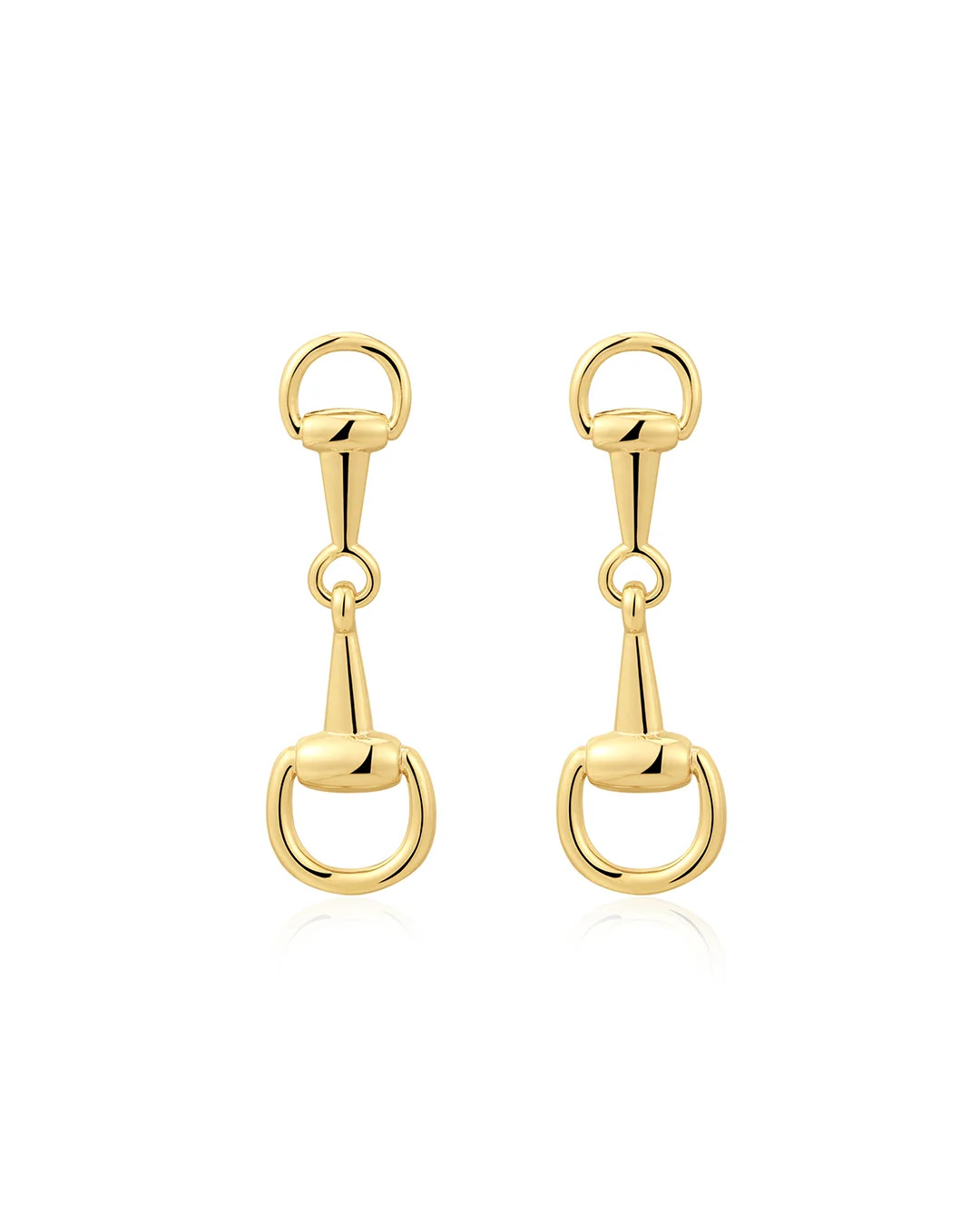 The Horsebit Stud Earrings | Luv Aj Inc.