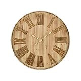 ELK Lighting Mula Wall Clock in Natural Wood | Amazon (US)