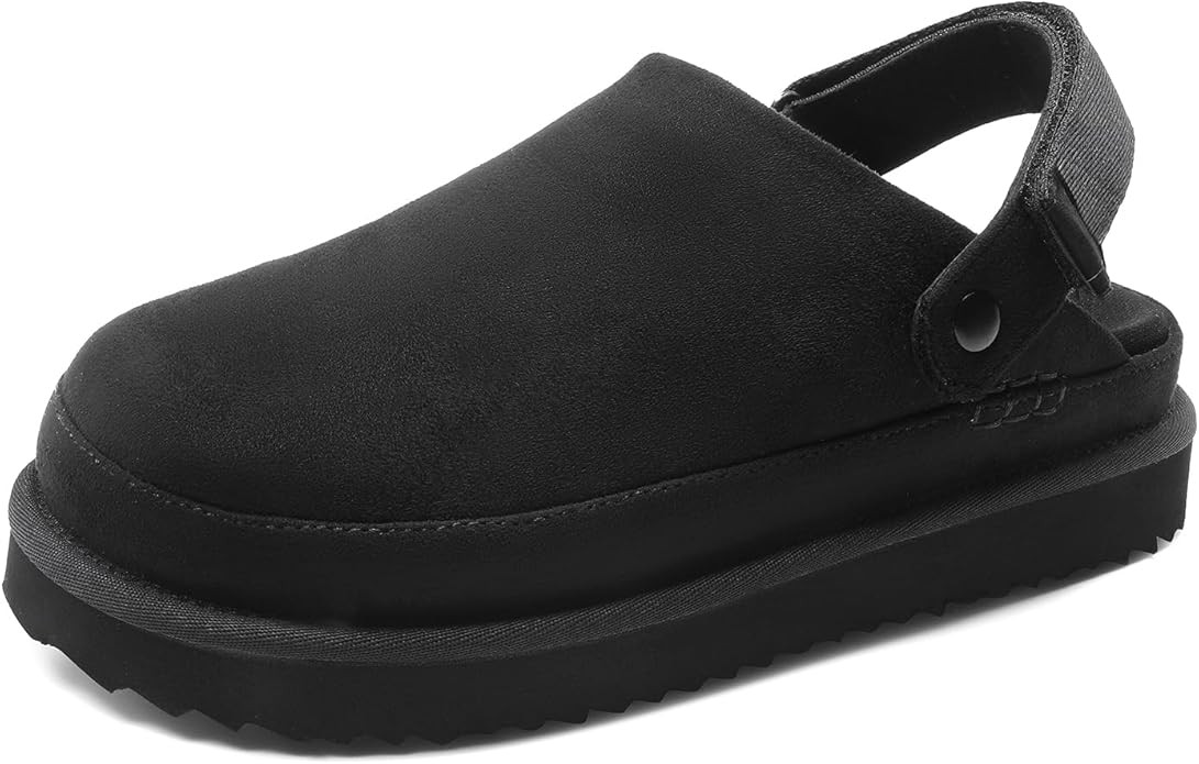 DREAM PAIRS Women's Clog Slippers Women's Platform Clogs for Women Mules Slip on Shoes Adjustable | Amazon (US)