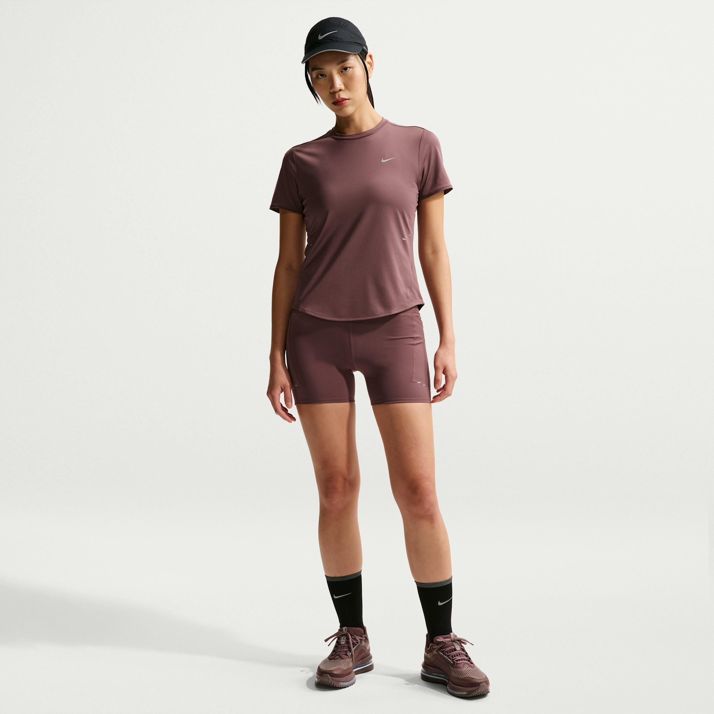 Nike Women's Swift High-Waisted 4" Tight Running Shorts with Pockets in Purple | HJ2258-502 | Nike (US)