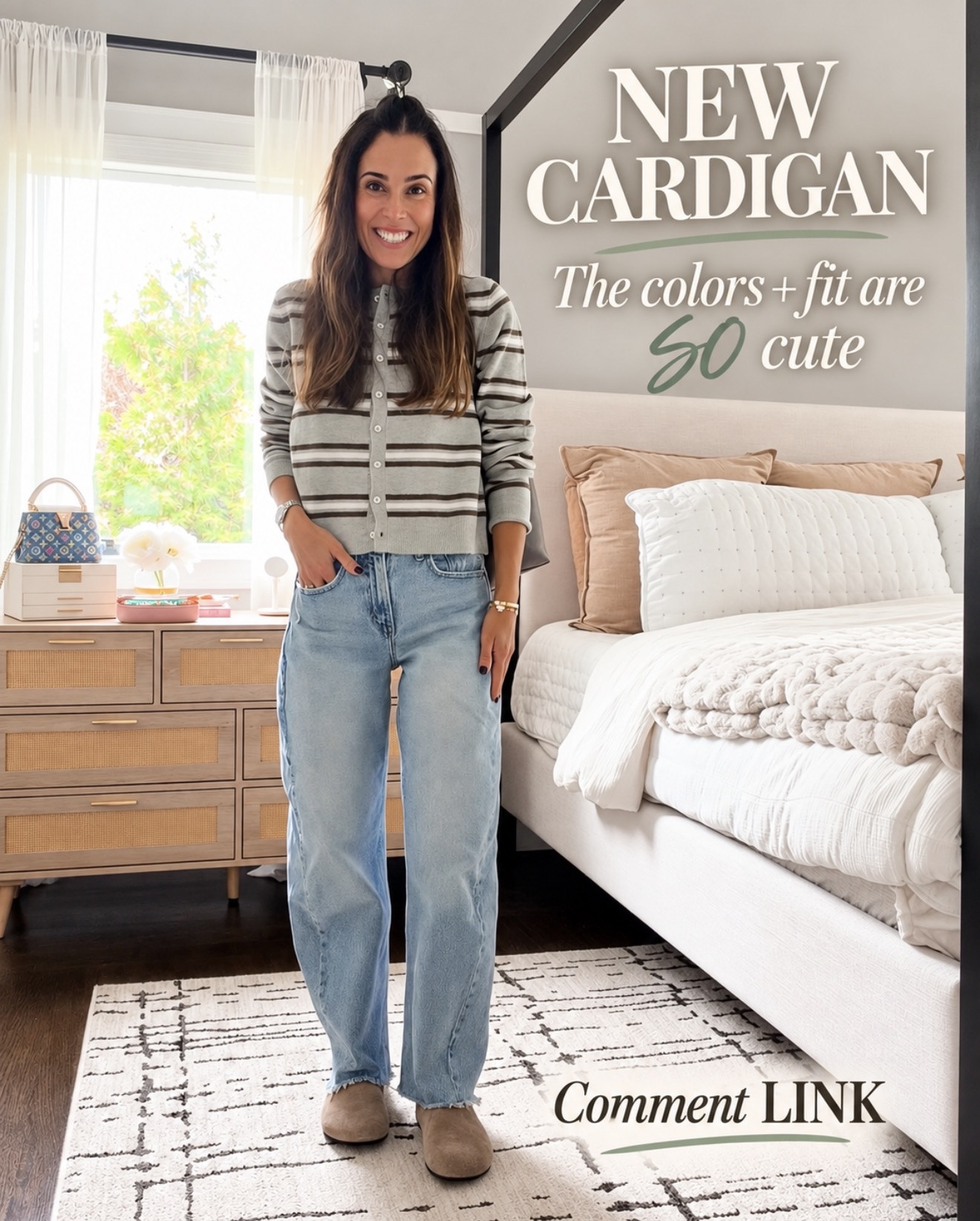 The colors and fit of this new cardigan are so cute! It’s an easy layer I’ll be reaching for all season. 
💬Comment LINK and I’ll send it to you.