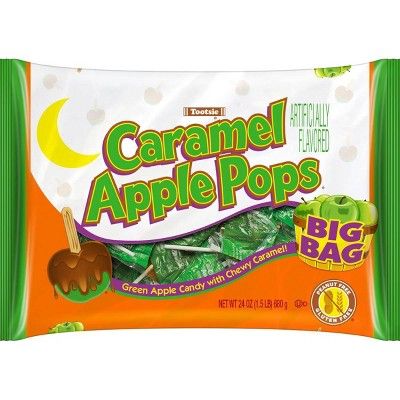 Caramel Apple Pops Halloween Bag - 24oz | Target