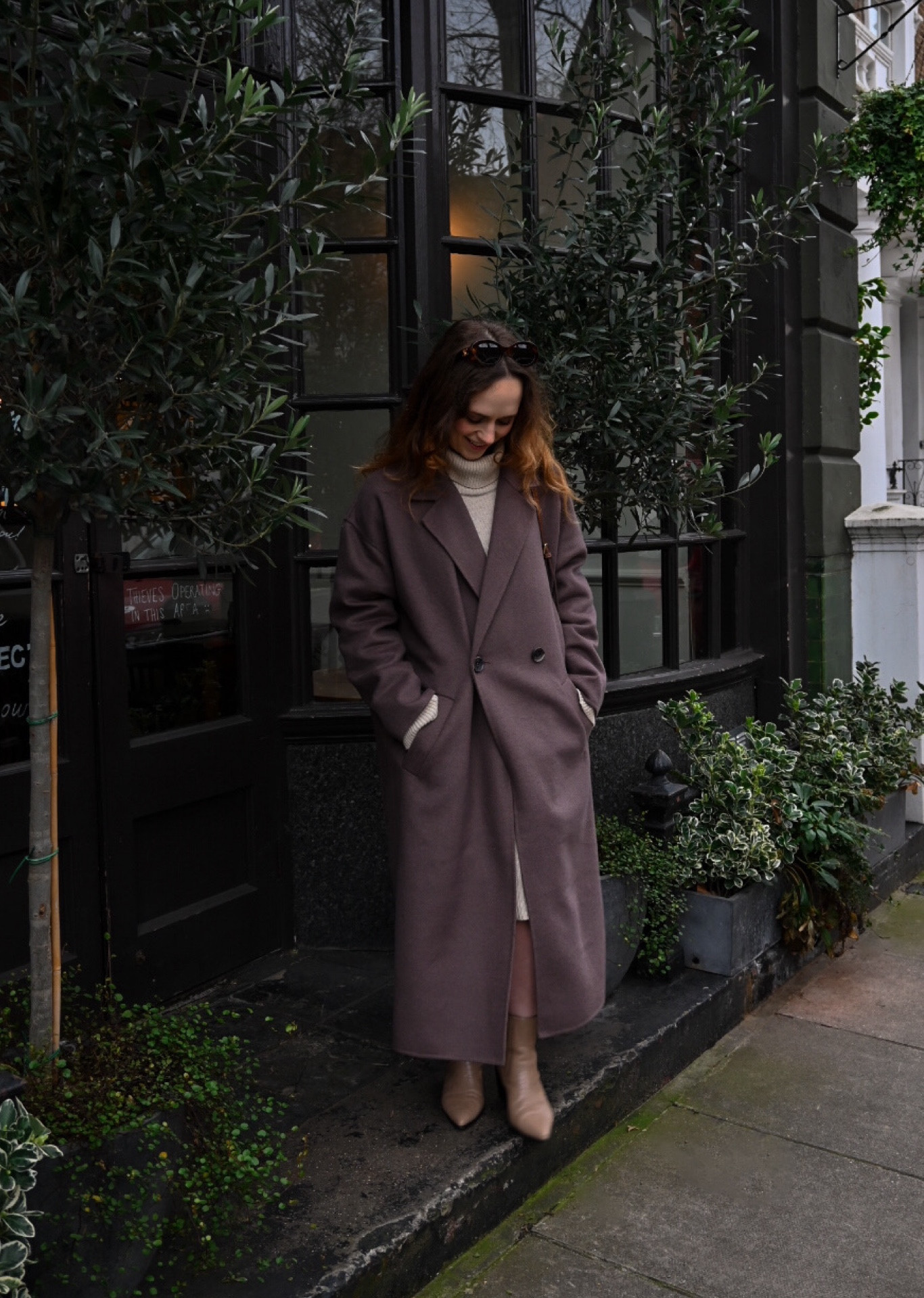 Keeping cosy in a Hush brown wool coat, merino knit dress, ankle boots and Celine triomphe sunglasses 🤎

#LTKSeasonal #LTKeurope