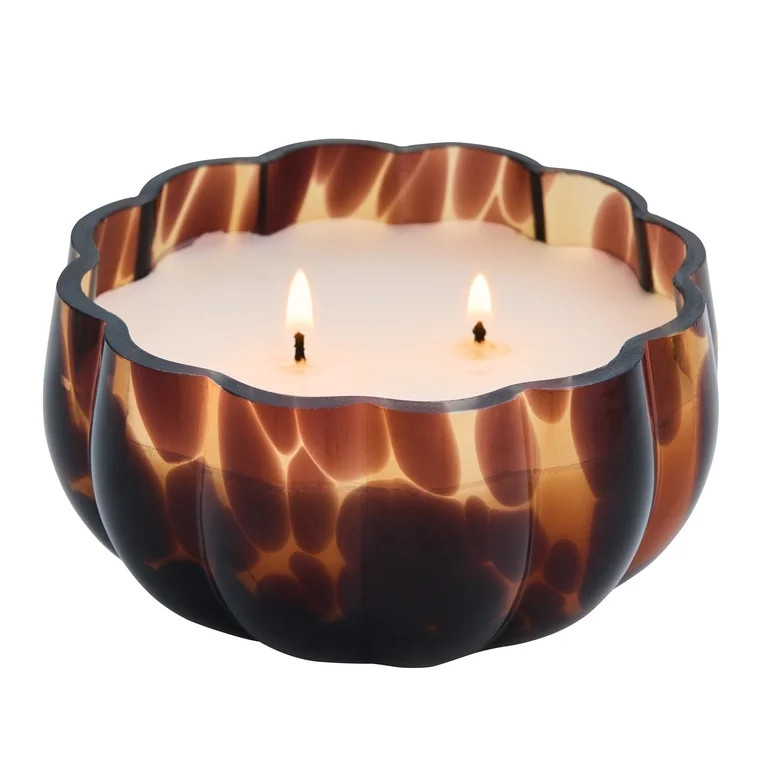 Better Homes and Gardens Farm Apple Pumpkin Scented 2 Wick Confetti Figural Pumpkin Jar Candle 8 ... | Walmart (US)