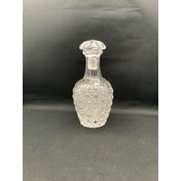 Vintage Pressed Glass Decanter, Home Bar Decor, Antique Glassware, Collectible Decanter | Etsy (US)