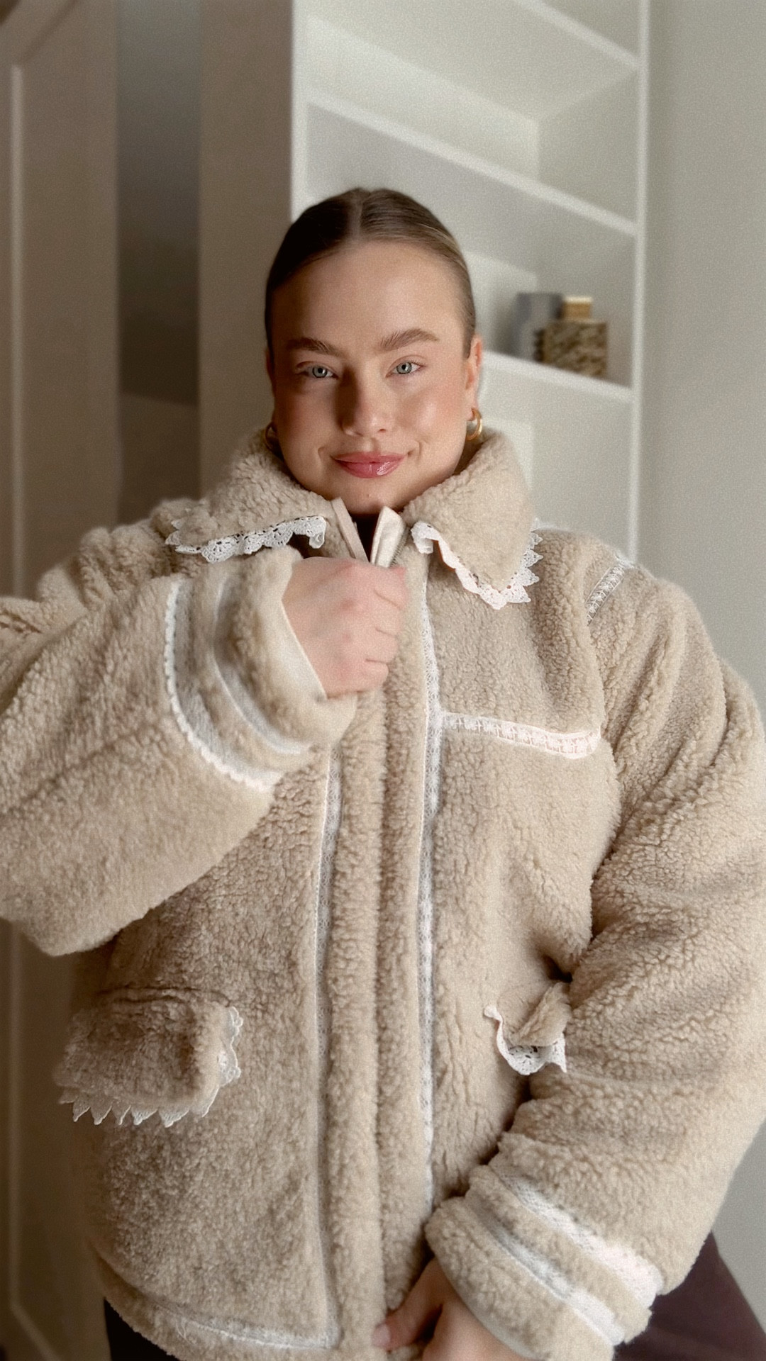 Adorable winter Sherpa that is plus size friendly! I’m wearing a 2x 

#LTKPlusSize #LTKSeasonal #LTKootd