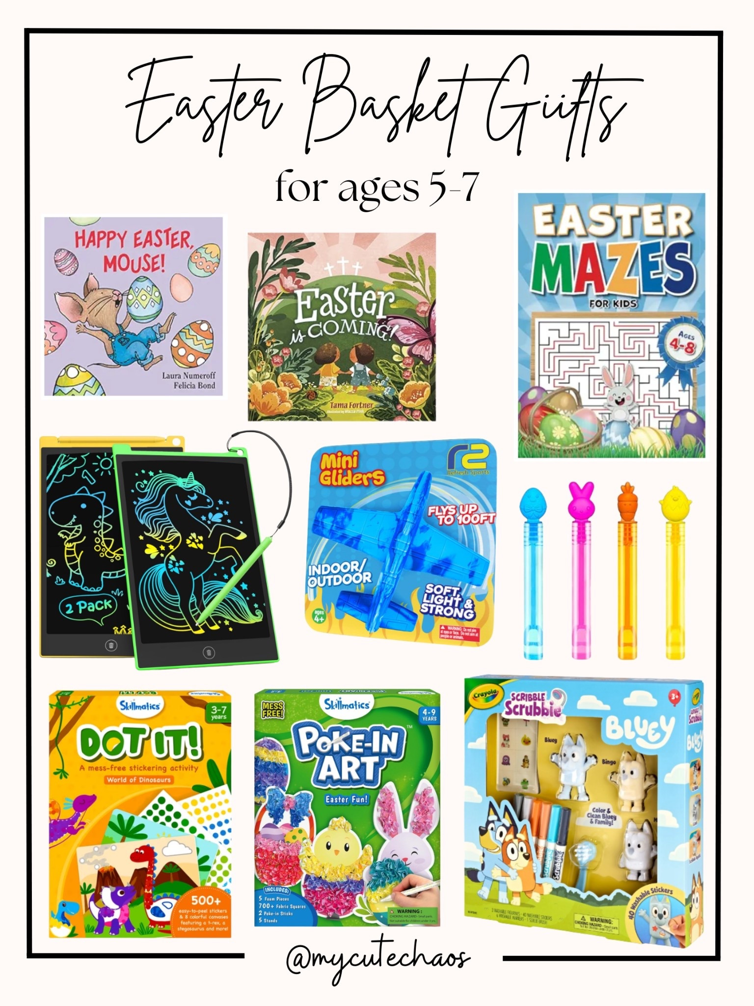 Easter gift ideas for ages 5-7
Easter basket gifts
Grade school kid gifts
Easter books, kid books, kid activities

#LTKKids
