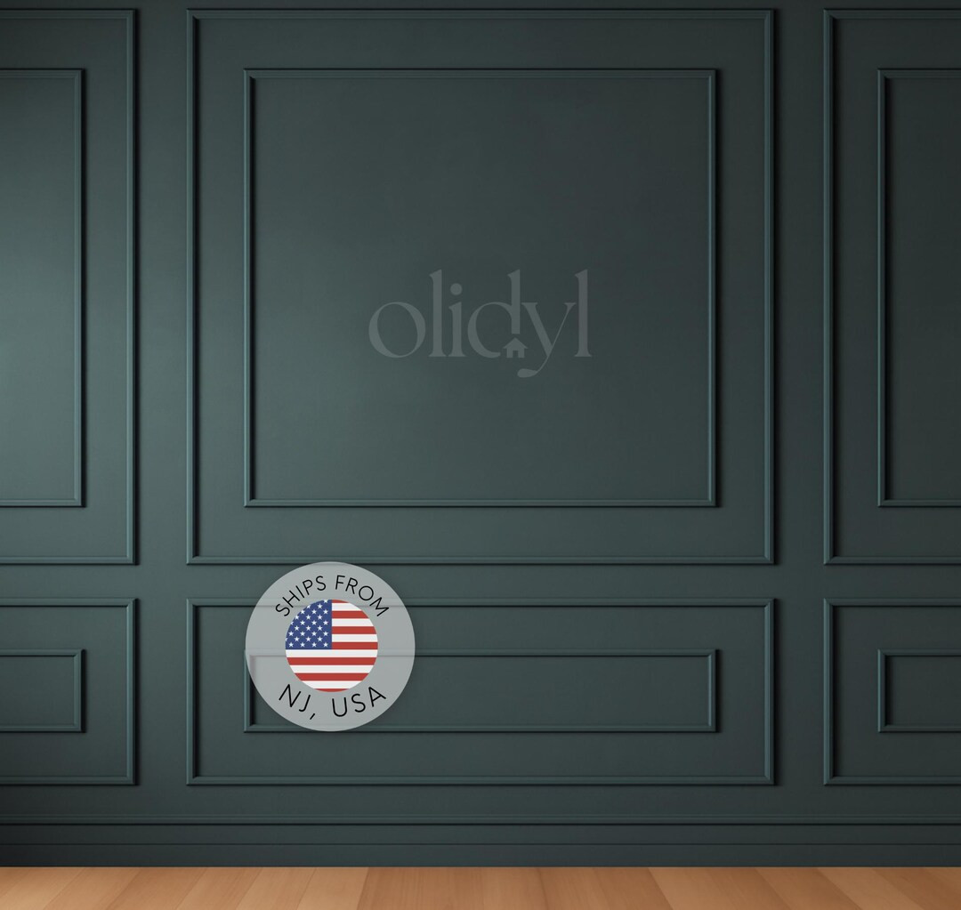 Self-adhesive Nested Wall Molding Kit: Pre-cut Wainscoting Panels - Etsy | Etsy (US)