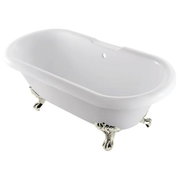 VTDS672924JNH6 Eden 67 x 30 Clawfoot Soaking Acrylic Bathtub | Wayfair Professional
