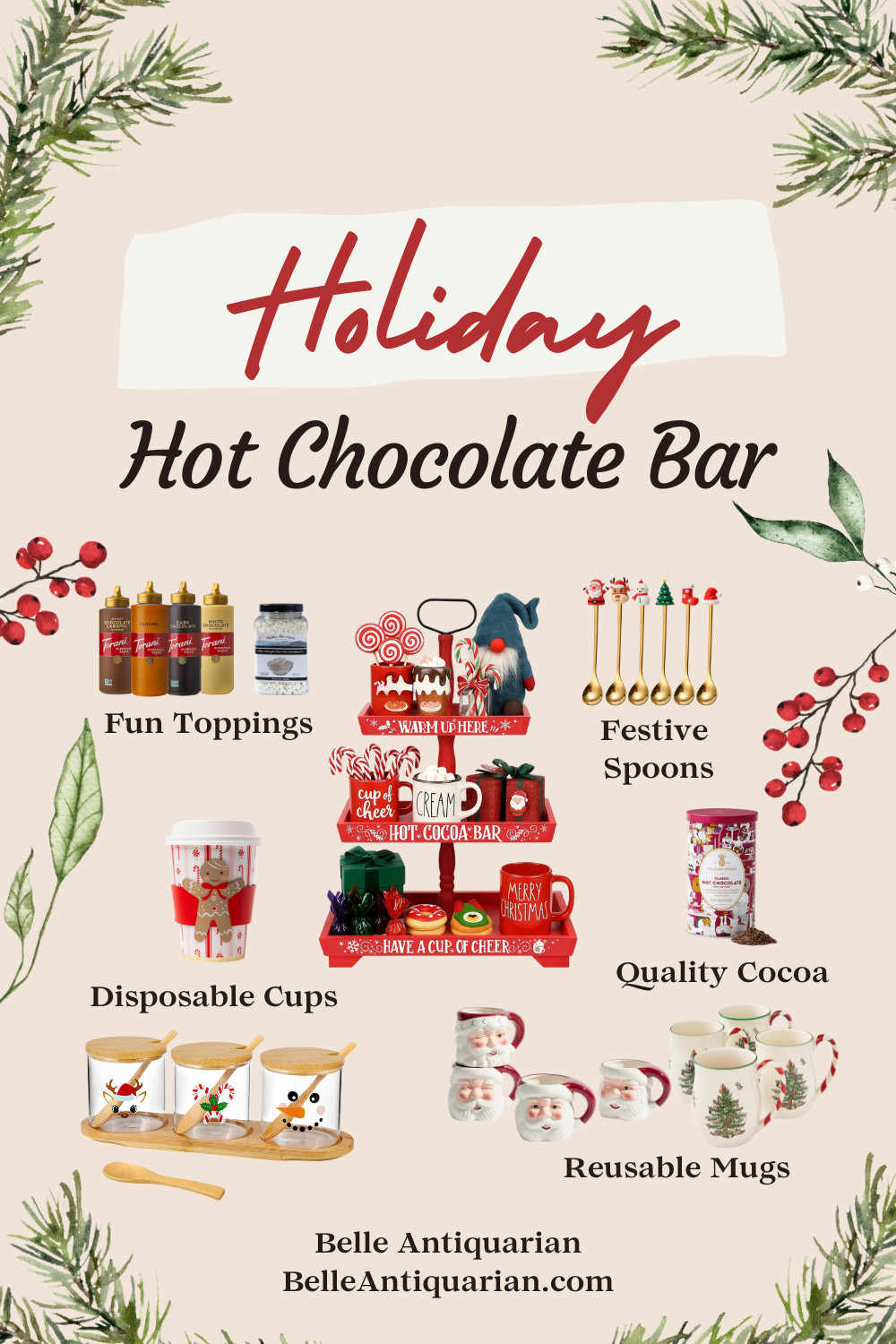 Create a Holiday Hot Chocolate Bar that’s as festive as it is easy to assemble. Layer your favorite cocoa, toppings, and holiday mugs for a cozy gathering everyone will love. This simple setup is one of my favorite ways to keep the holiday magic alive—whether you’re hosting friends or sharing a quiet night at home.

holiday hot chocolate bar ideas, Christmas cocoa station, festive entertaining, cozy family traditions 

 #LTKGiftGuide #LTKHoliday #LTKParties