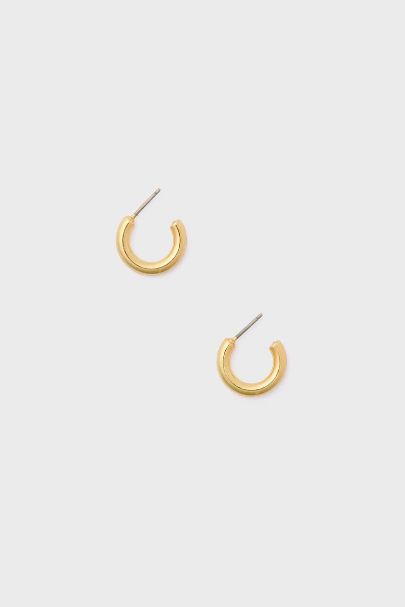 Gold Mini Hoop Earrings | Tuckernuck (US)