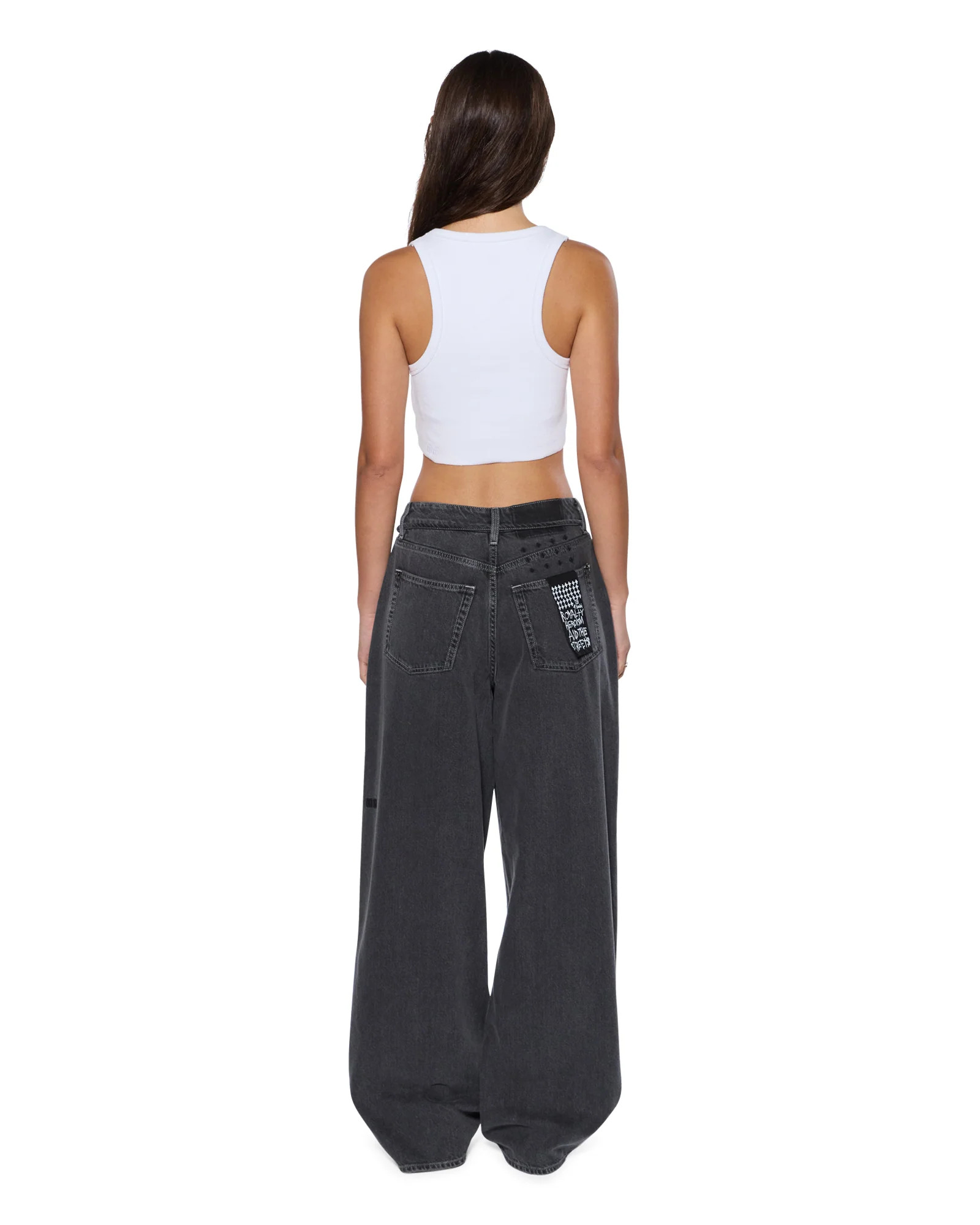 Womens 1999 Origin Cropped Tank White Fashion Tops  | Ksubi ++ | Ksubi (US)