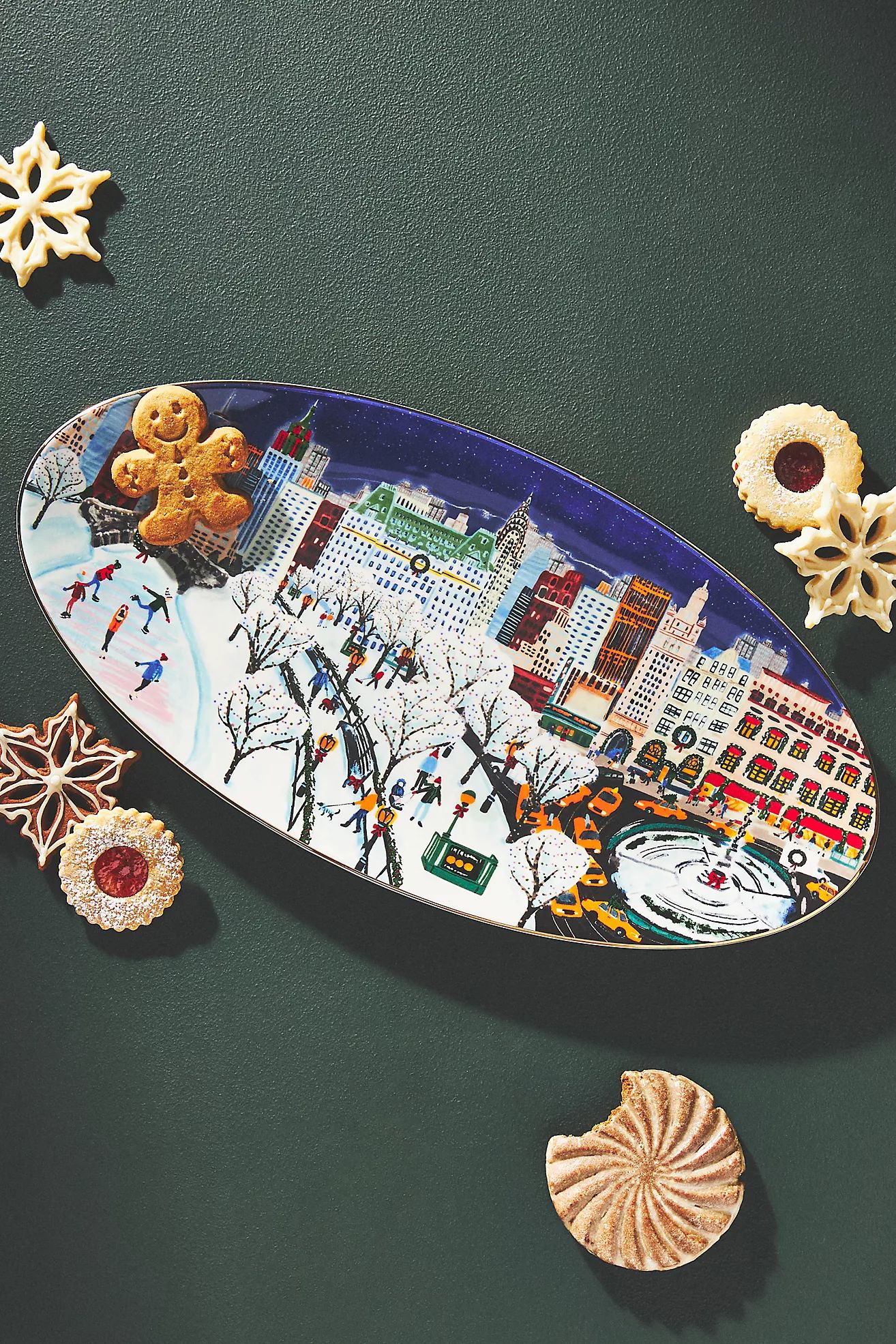 Holiday In The City Platter | Anthropologie (US)