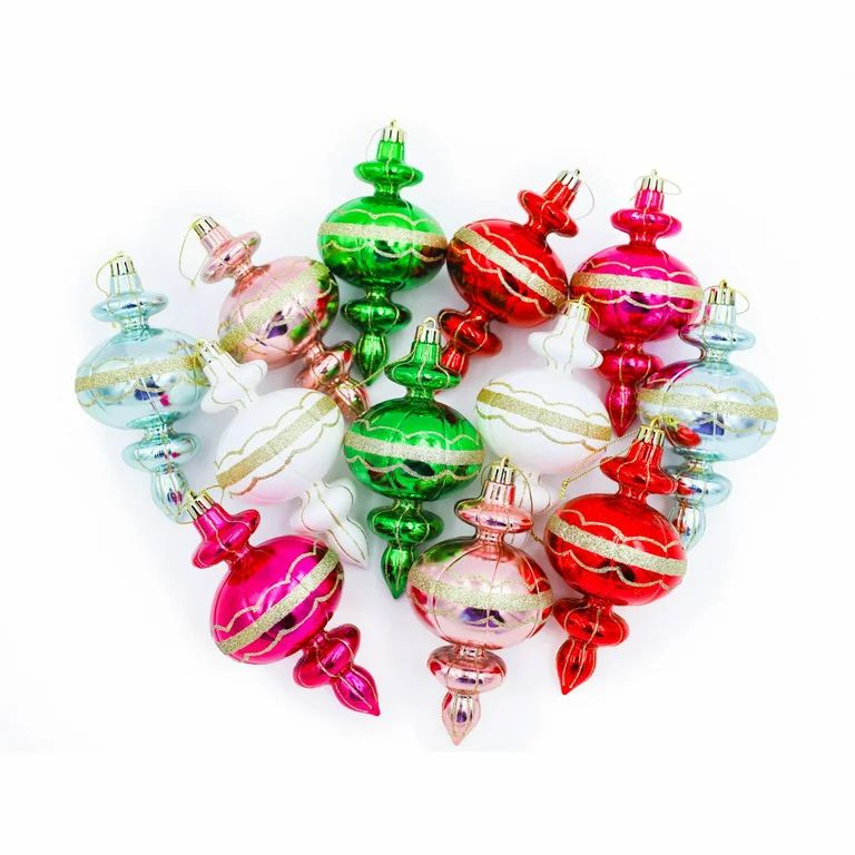 Packed Party "Mint to Be Merry" 12 CT Assorted Ornament Set - Walmart.com | Walmart (US)