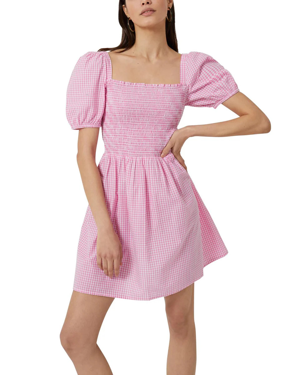 Artina Gingham Smocked Dress | Lord & Taylor