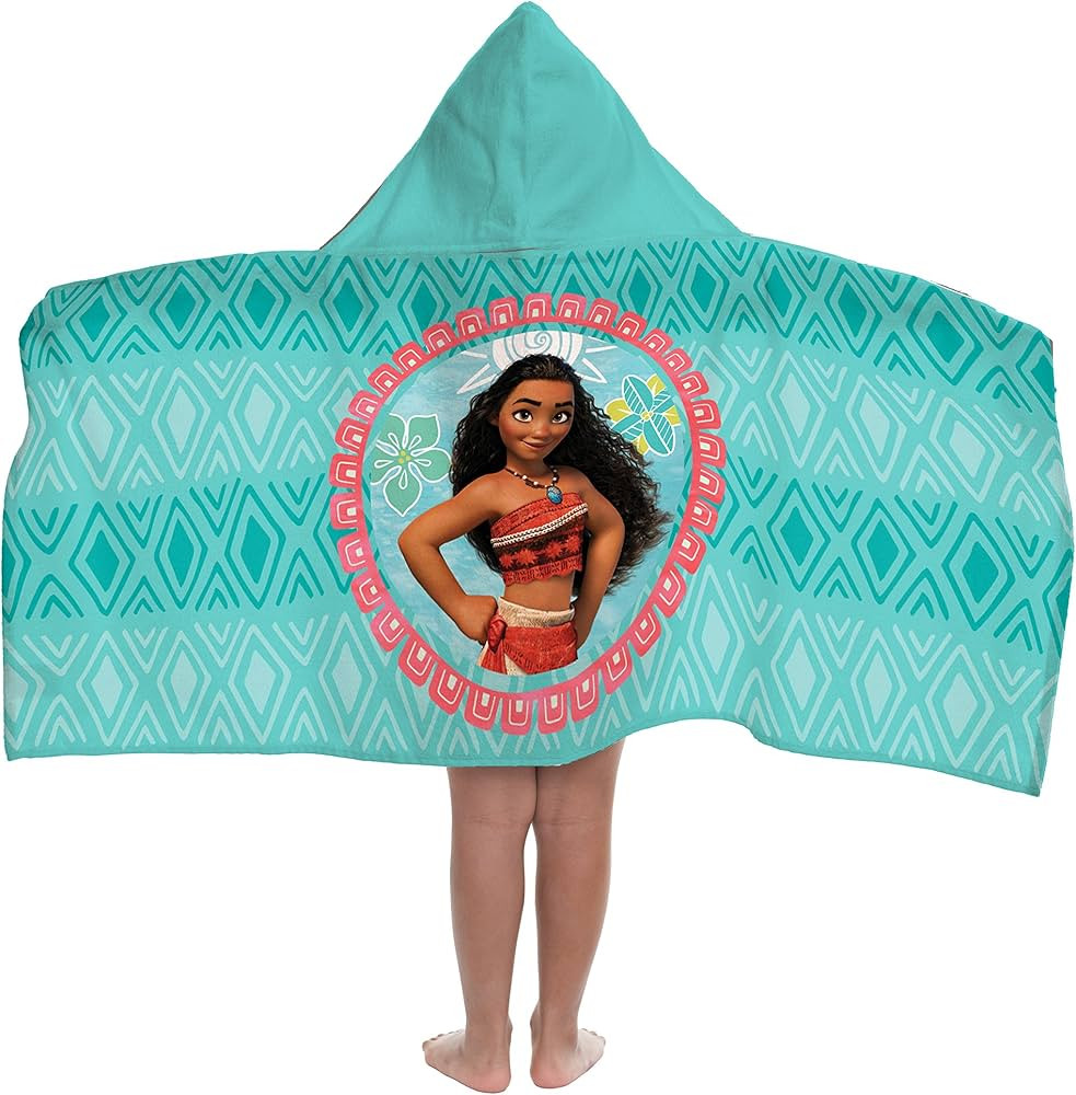 Jay Franco Moana Cotton Hooded Cape Bath/Pool/Beach Towel | Amazon (US)