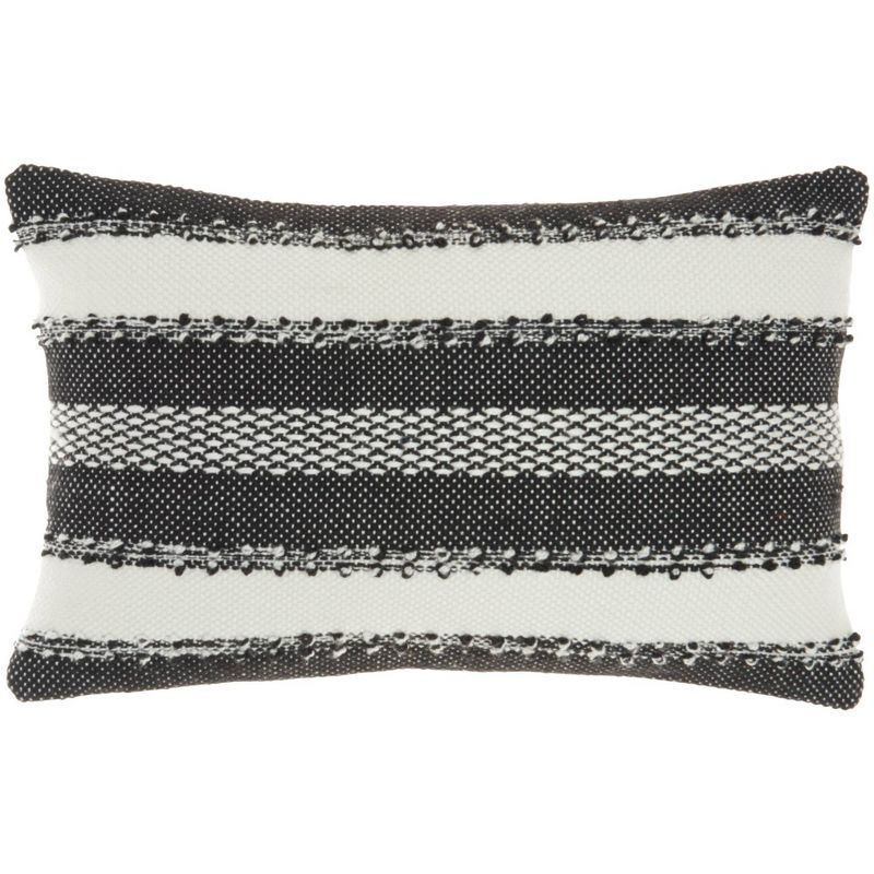 Woven Striped and Dots Indoor/Outdoor Throw Pillow  - Mina Victory | Target