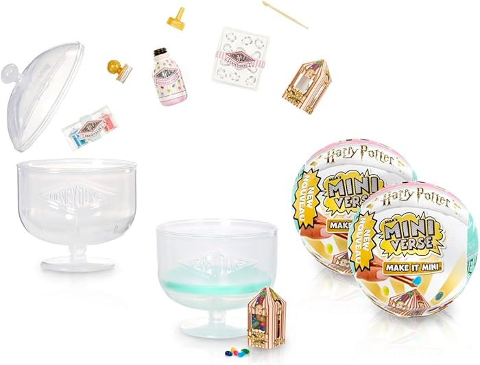 MGA's Miniverse Make It Mini Honeydukes Harry Potter (2 Pack) Mini Collectibles, Mystery Blind Pa... | Amazon (US)