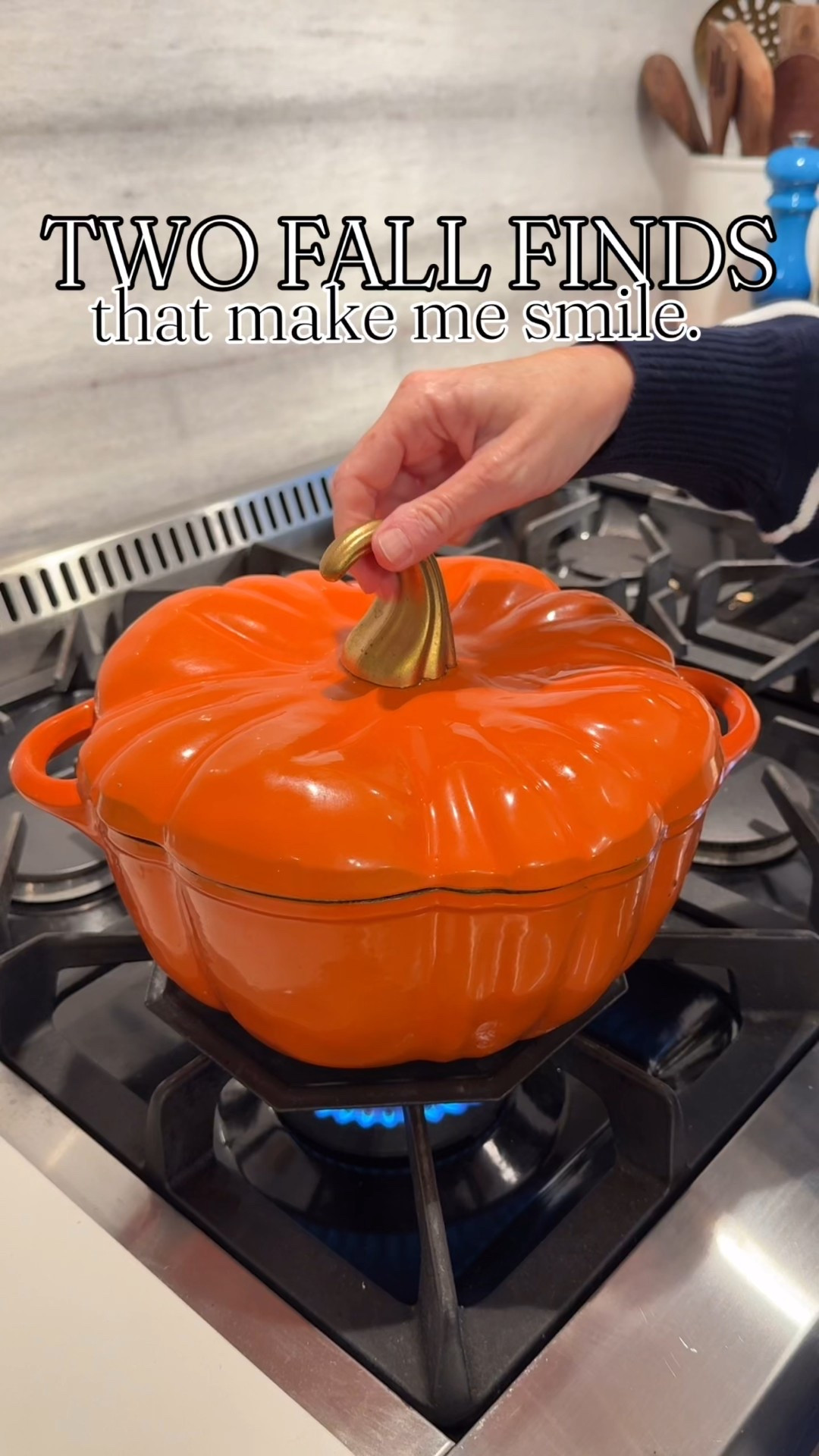 Two fall finds that make me smile. This pumpkin pot  and a striped Amazon fall sweater I’ve been wearing on repeat! 

#LTKSeasonal #LTKHome #LTKOver40