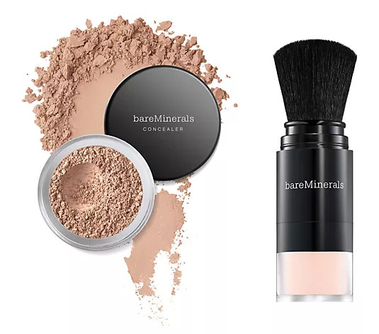 bareMinerals Special Edition Deluxe Bisque Concealer & Mineral Veil - QVC.com | QVC